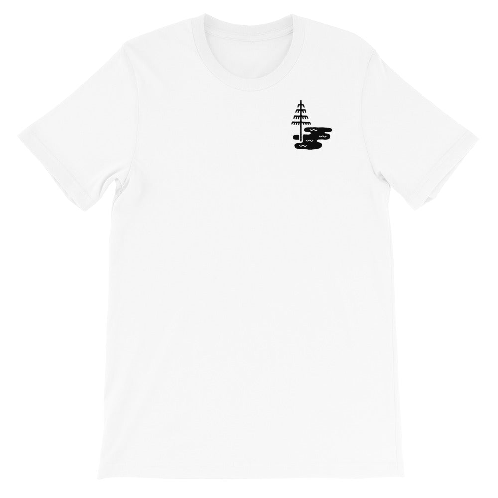 Alpine Lake T-Shirt | White | | Hiker Hunger Outfitters - Best Hiking Gear!