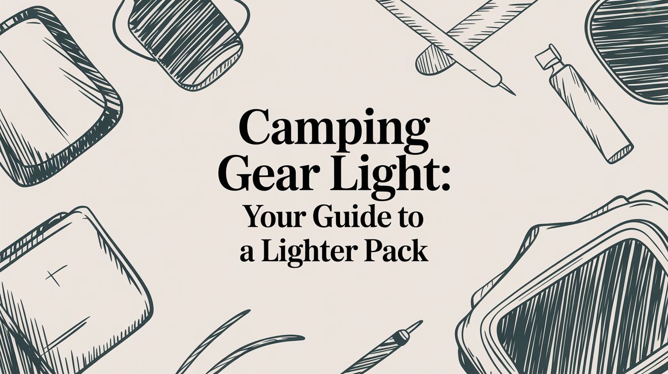 Camping Gear Light: Your Guide to a Lighter Pack – Hiker Hunger Outfitters