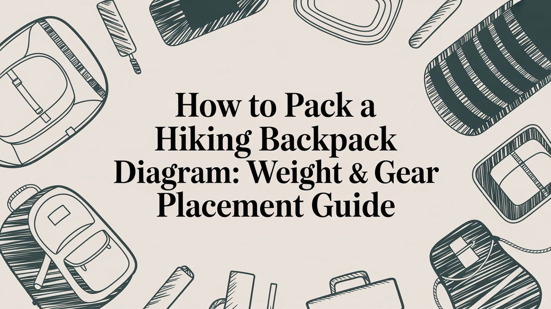 How to Pack a Hiking Backpack Diagram: Weight & Gear Placement Guide