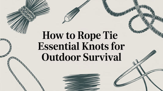 How to Rope Tie Essential Knots for Outdoor Survival