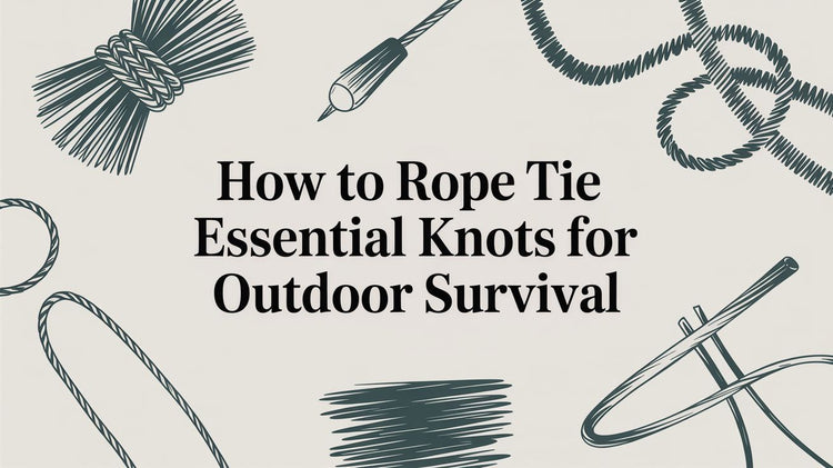 How to Rope Tie Essential Knots for Outdoor Survival – Hiker Hunger ...