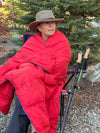 Used & Demo Down Insulated Camping Blanket