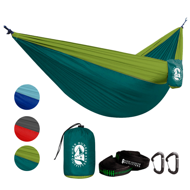 Double Hammock Set | Hiker Hunger Outfitters - Best Hiking Gear!