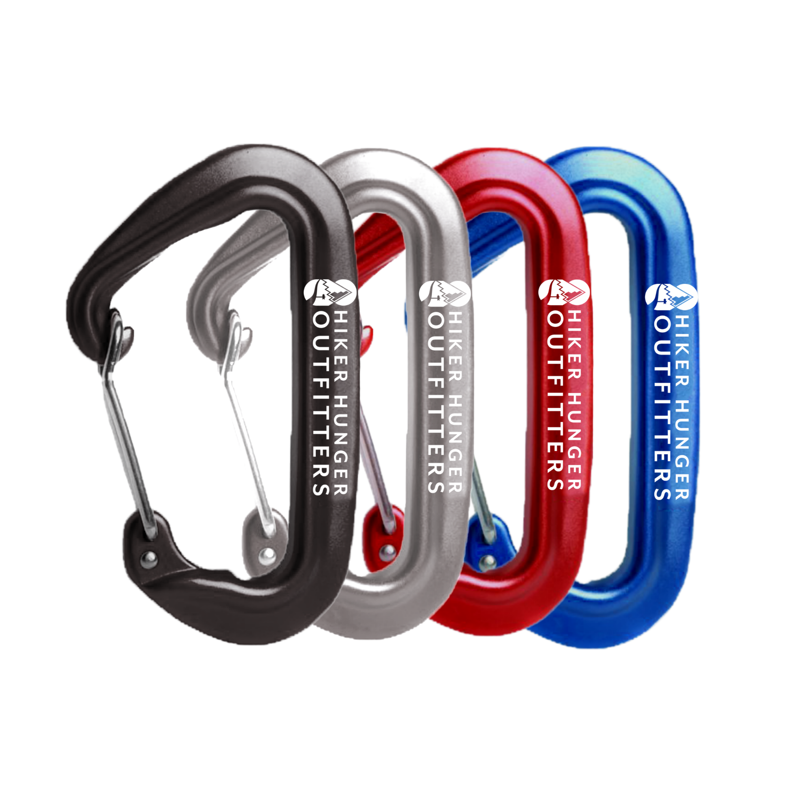 Aluminum Wire Gate Carabiners | Hiker Hunger Outfitters - Best Hiking Gear!