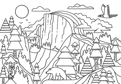 Hiker Hunger Coloring Page | Hiker Hunger Outfitters - Best Hiking Gear!