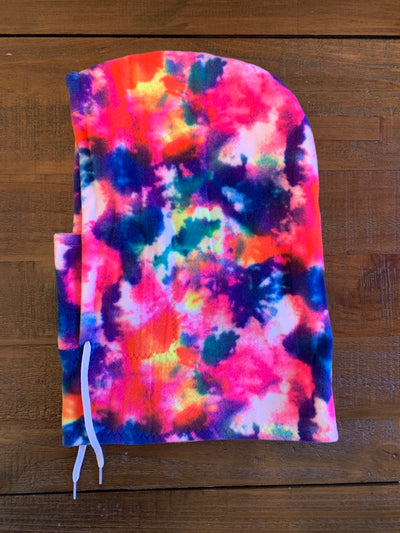 Snood Hoodie - 90s Tie Dye