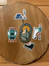 Hiking Essentials Sticker Pack | Hiker Hunger Outfitters - Best Hiking Gear!