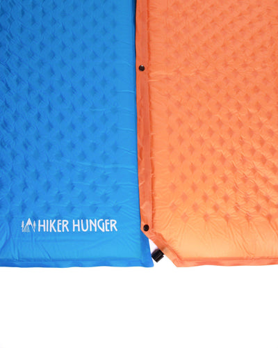 Hiker Hunger - Blue Self Inflating Pad - Best Hiking Gear!