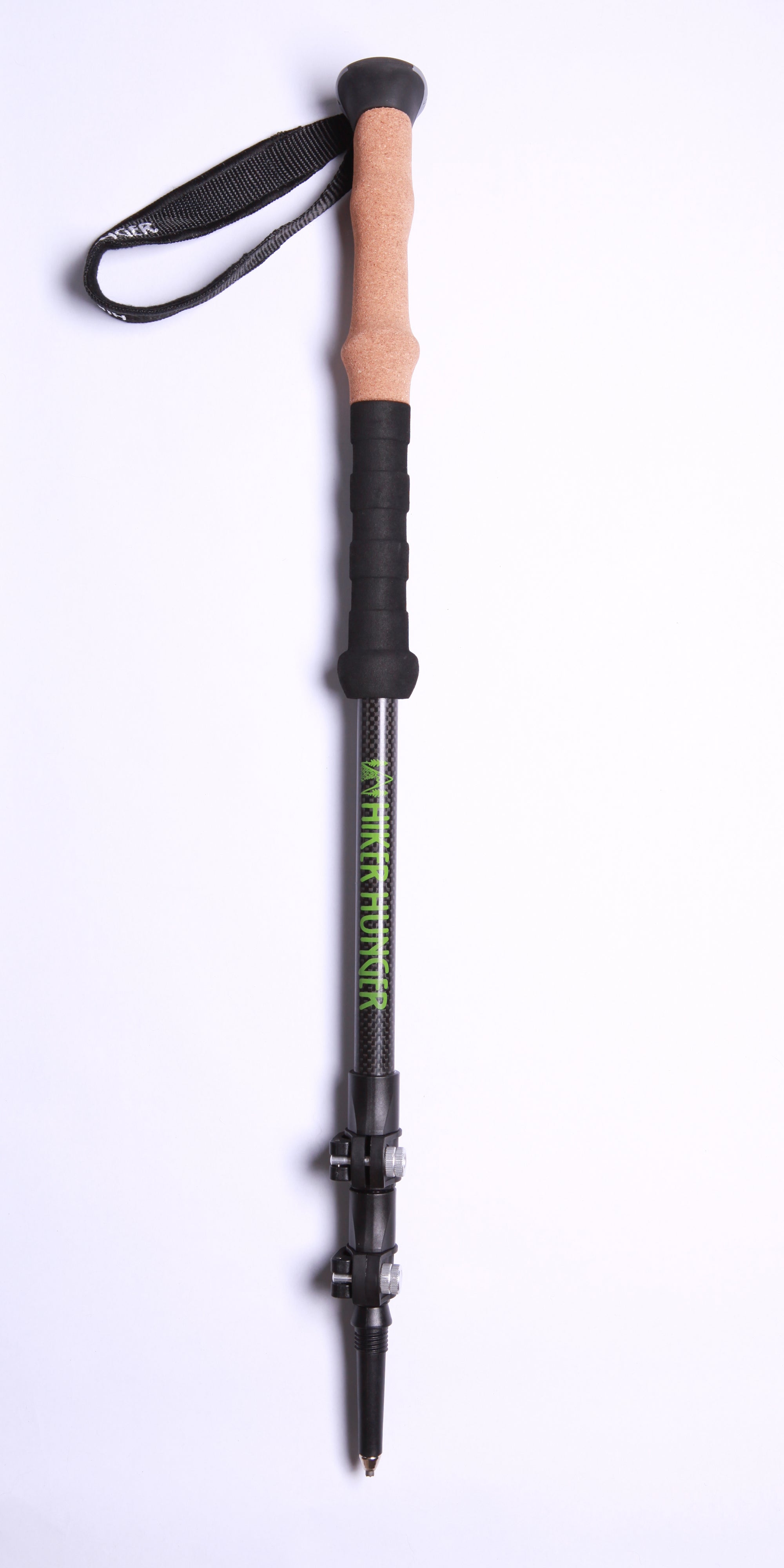 Single outlet hiking pole