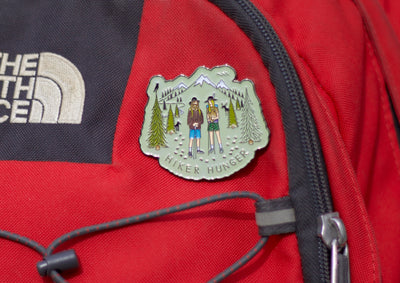 The Mountains are Calling Enamel Pin | Hiker Hunger Outfitters - Best Hiking Gear!