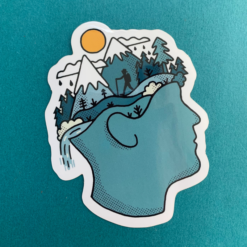 Hike The Good Hike Sticker | Hiker Hunger Outfitters - Best Hiking Gear!