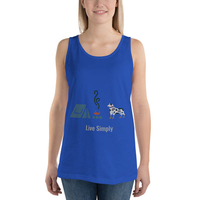 Hiker Hunger - Live Simply - Tank Top - Best Hiking Gear!