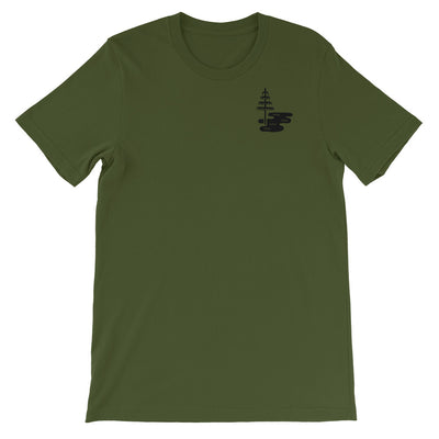 Alpine Lake T-Shirt | Olive | Hiker Hunger Outfitters - Best Hiking Gear!